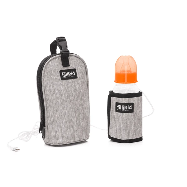 Fillikid Flaschenwärmer Hellgrau Melange 3 Fillikid Flaschenwärmer Hellgrau Melange