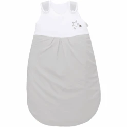Fillikid Ganzjahresschlafsack Jersey Grau Mit Sternenapplikation