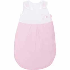 Fillikid Ganzjahresschlafsack Jersey Rosa Mit Sternenapplikation