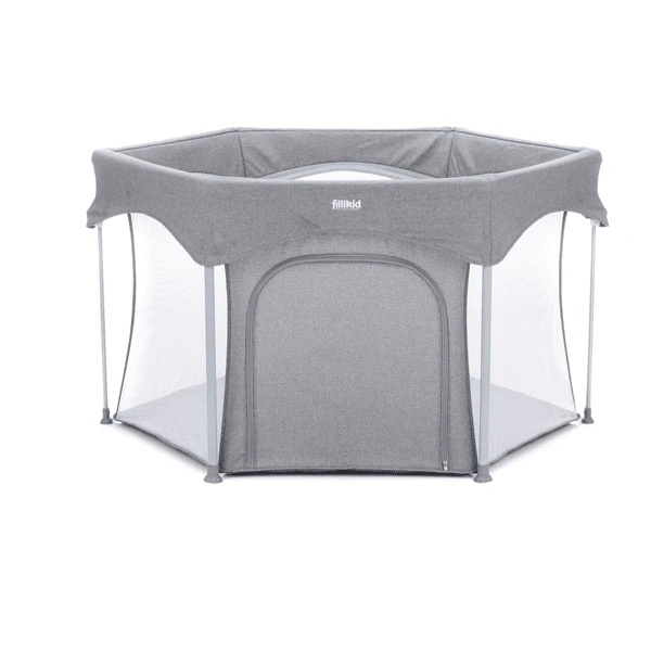 Fillikid Laufgitter 6-eckig Athen Grau 3 Fillikid Laufgitter 6-eckig Athen Grau