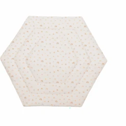 Fillikid Laufstalleinlage Jersey 6-Eck Beige