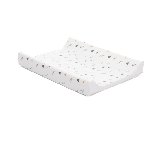 Fillikid Wickelauflage 2-keil Village White 50x65 Cm 3 Fillikid Wickelauflage 2-keil Village White 50x65 Cm