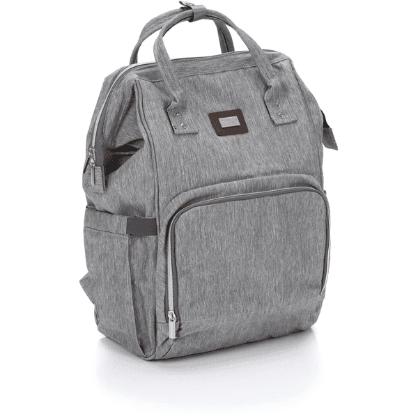Fillikid Wickelrucksack Paris Melange Hellgrau 3 Fillikid Wickelrucksack Paris Melange Hellgrau