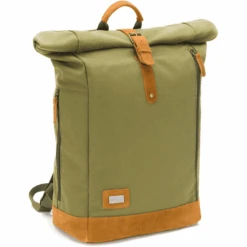 Fillikid Wickelrucksack Rolltop Canvas Olivgrün